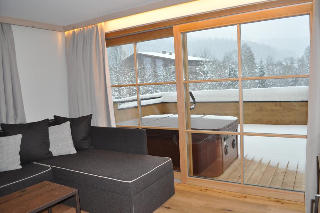 Alpen Chalet Dorfwies Kirchberg in Tirol Camera foto